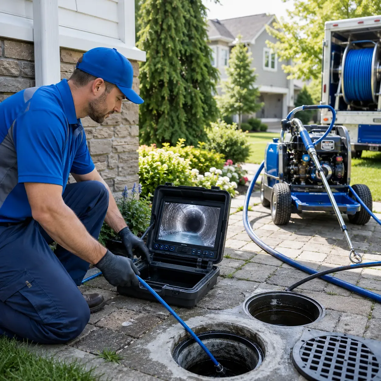 Outdoor drain cleaning professionals serving Iaeger, WV